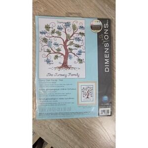 Dimensions‎ Curvy Oak Family Tree Crosd stitch kit